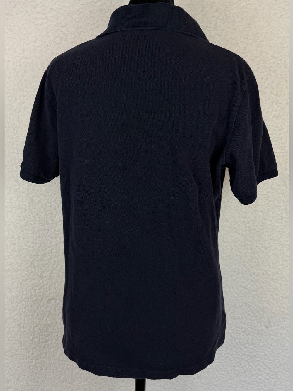MARKS & SPENCER • Navy Blue 100% Cotton Short-Sleeve Polo Top, 8 - Picture 5 of 11